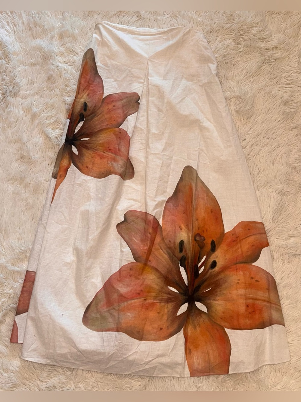 NEW Significant Other Parisa Strapless Bandeau Linen A-Line Maxi Dress sz 8 - Picture 6 of 12